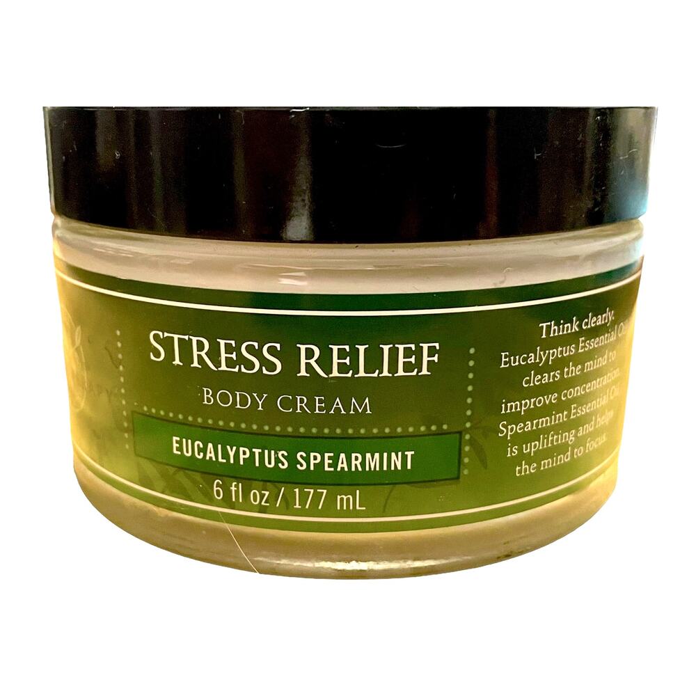 Bath & Body Works Eucalyptus Spearmint Body Cream NEW Original Formula Glass Jar